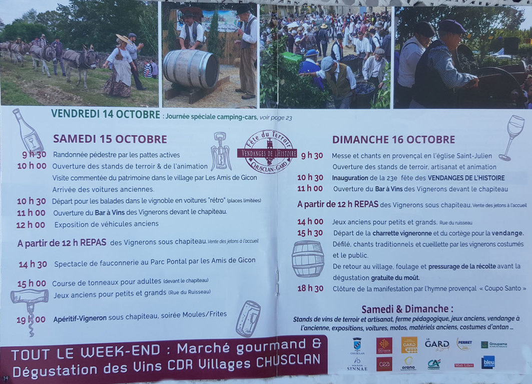 ChusclanVendangeDeHistoireProgramme